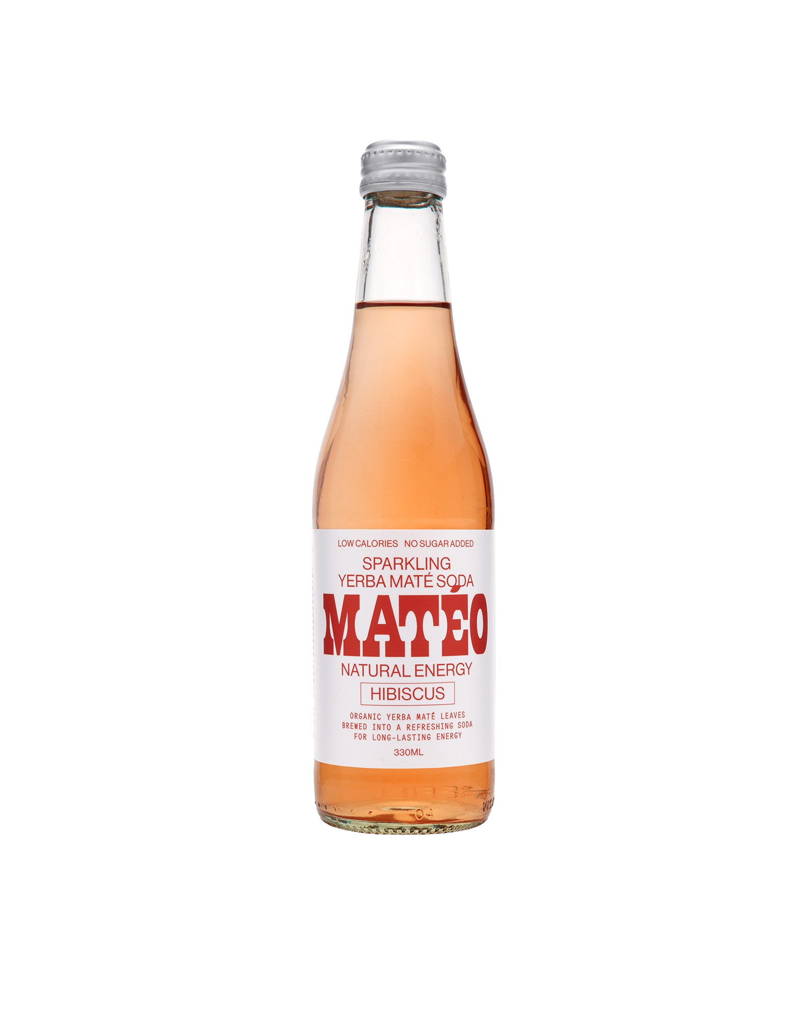 Hibiscus Yerba Mate Bottles – Mateo Soda